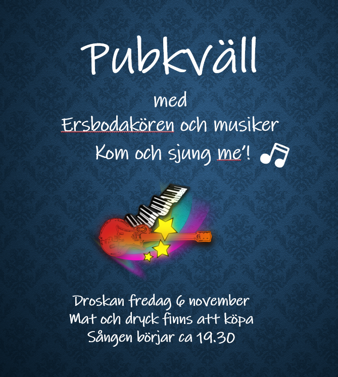 Pubkväll med Ersboda-kören